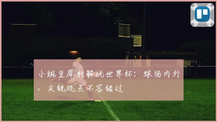 小豌豆犀利解说世界杯：球场内外，尖锐观点不容错过